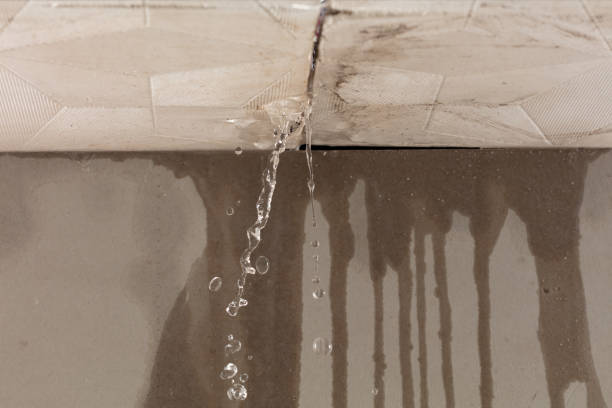 Professional Water Damage Restoration technician working in Salineville, OH